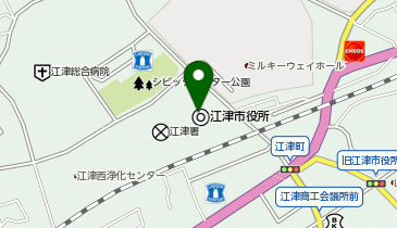 江津市役所本庁舎の地図画像