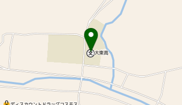 大東高等学校の地図画像