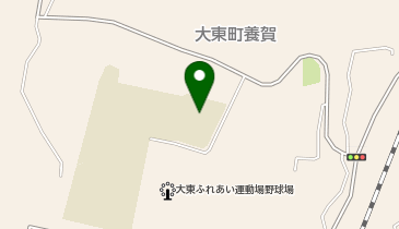 大東中学校の地図画像