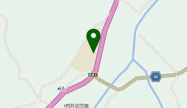 阿井小学校屋内運動場の地図画像
