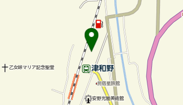 津和野駅前駐車場の地図画像