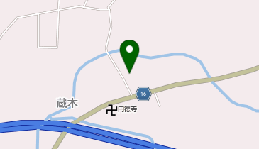 蔵木地区集会所の地図画像