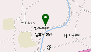 吉賀町六日市防災センターの地図画像