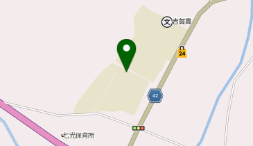 吉賀中学校の地図画像