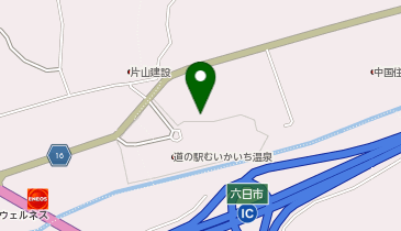 むいかいち温泉ゆらら(駐車場)の地図画像