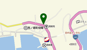 浦郷会館の地図画像