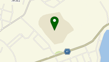 西郷中学校グラウンドの地図画像