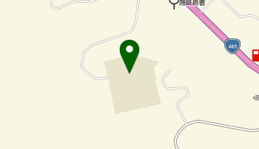 西郷南中学校の地図画像