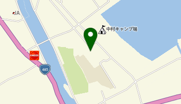 旧中村小学校の地図画像