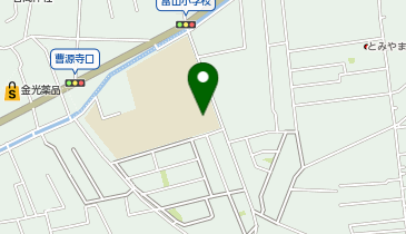 富山小学校の地図画像