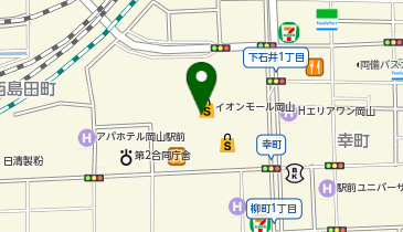 イオンモール岡山(帰宅困難者一時滞在施設)の地図画像