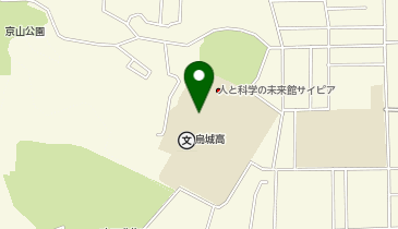 烏城高等学校/生涯学習センターの地図画像