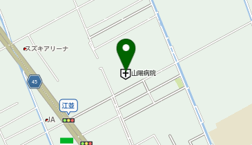 山陽病院の地図画像