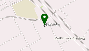 岡山光南病院の地図画像