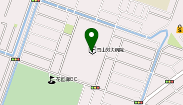 岡山労災病院の地図画像