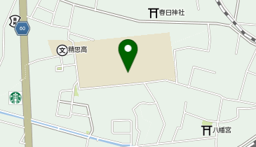 西中学校の地図画像