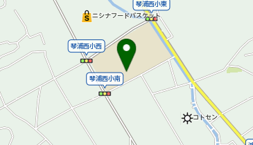 琴浦西小学校の地図画像