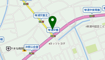 琴浦公民館の地図画像