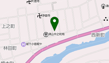 作州城東屋敷の地図画像
