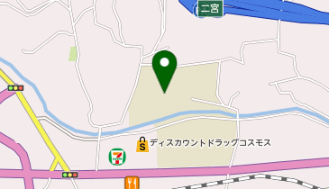 津山西中学校の地図画像