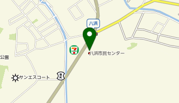 八浜市民センターの地図画像