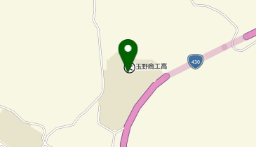 玉野商工高等学校の地図画像