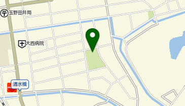 川尻公園の地図画像