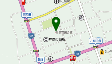 井原市民会館の地図画像