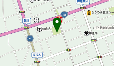 袋田公園の地図画像