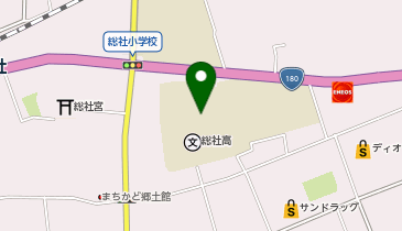 総社高等学校の地図画像