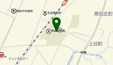 岡山県立高梁城南高等学校の地図画像