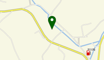 旧平川小学校の地図画像