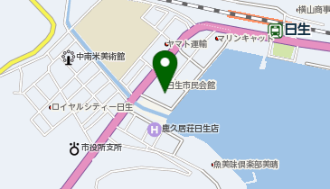 日生地域公民館の地図画像