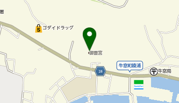 御霊宮の地図画像