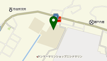 牛窓中学校の地図画像