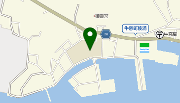 牛窓東小学校の地図画像