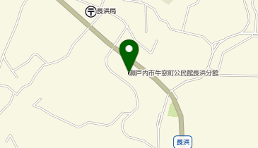 牛窓町公民館長浜分館の地図画像