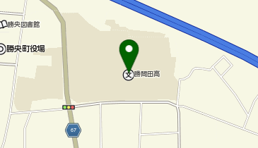 勝間田高等学校(旧体育館・グラウンドのみ指定)の地図画像