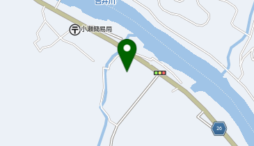 柵原西小学校体育館の地図画像