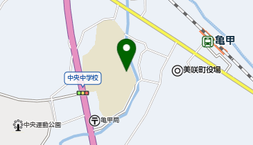 中央中学校体育館の地図画像