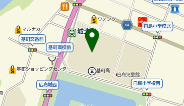 基町高等学校の地図画像