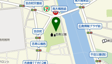 吉島公園の地図画像