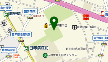 東千田公園の地図画像