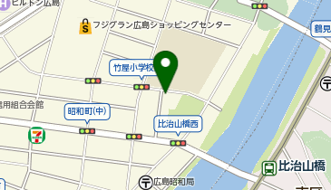 竹屋保育園の地図画像