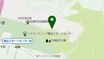 牛田総合公園の地図画像
