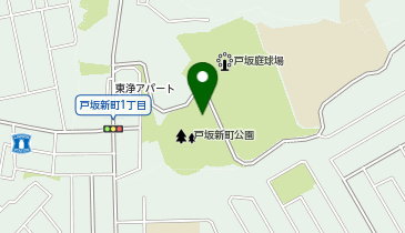 戸坂新町公園の地図画像