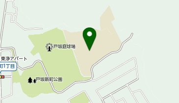 戸坂中学校・戸坂庭球場・戸坂運動広場の地図画像