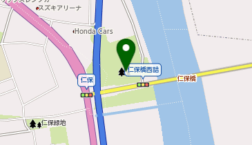 渕崎公園の地図画像
