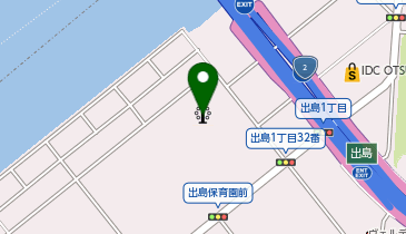 出島福祉センターの地図画像