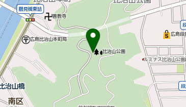 比治山公園の地図画像